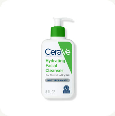 A hydrating facial cleanser